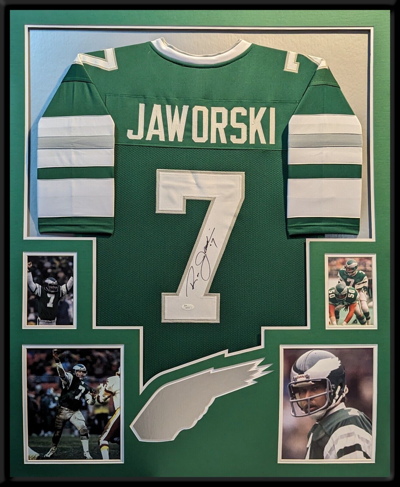 RON JAWORSKI SIGNED CUSTOM PHILADELPHIA EAGLES popular XL JERSEY JSA COA WA292805