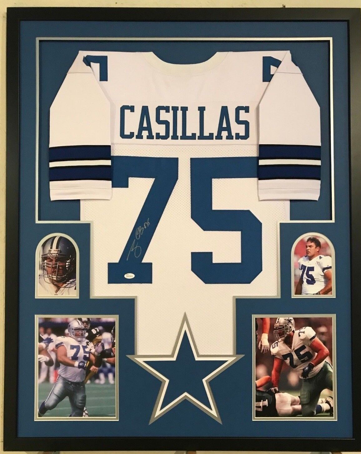 Dallas cowboys deals jersey frame