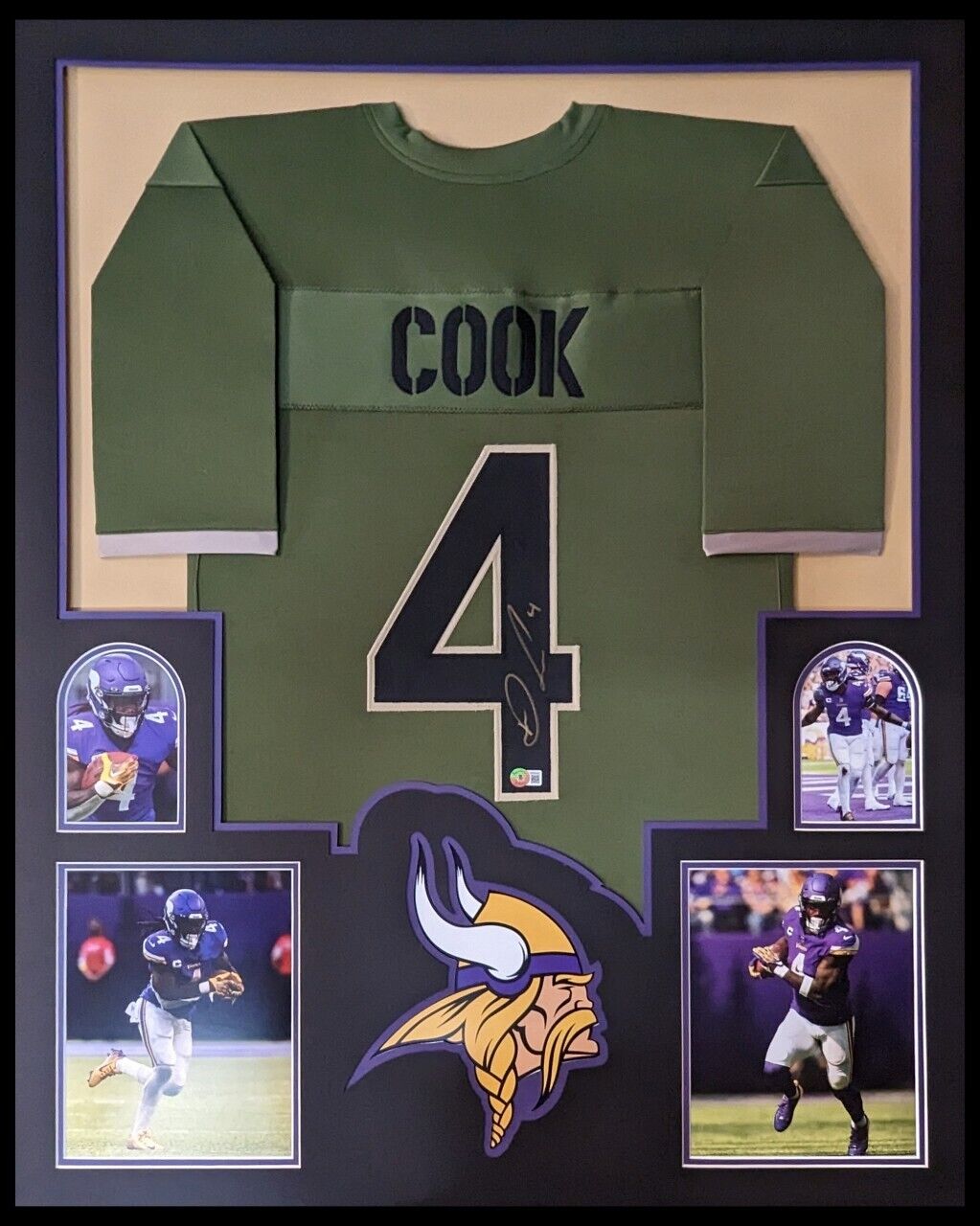 Dalvin cook autographed hot sale jersey