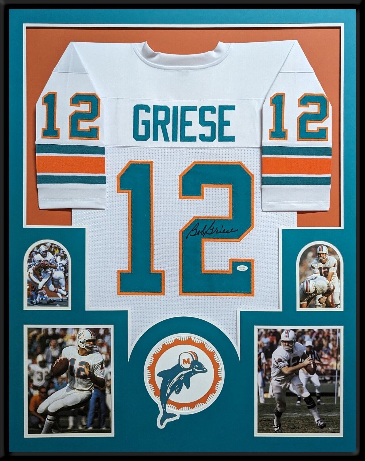 Bob griese autographed store jersey