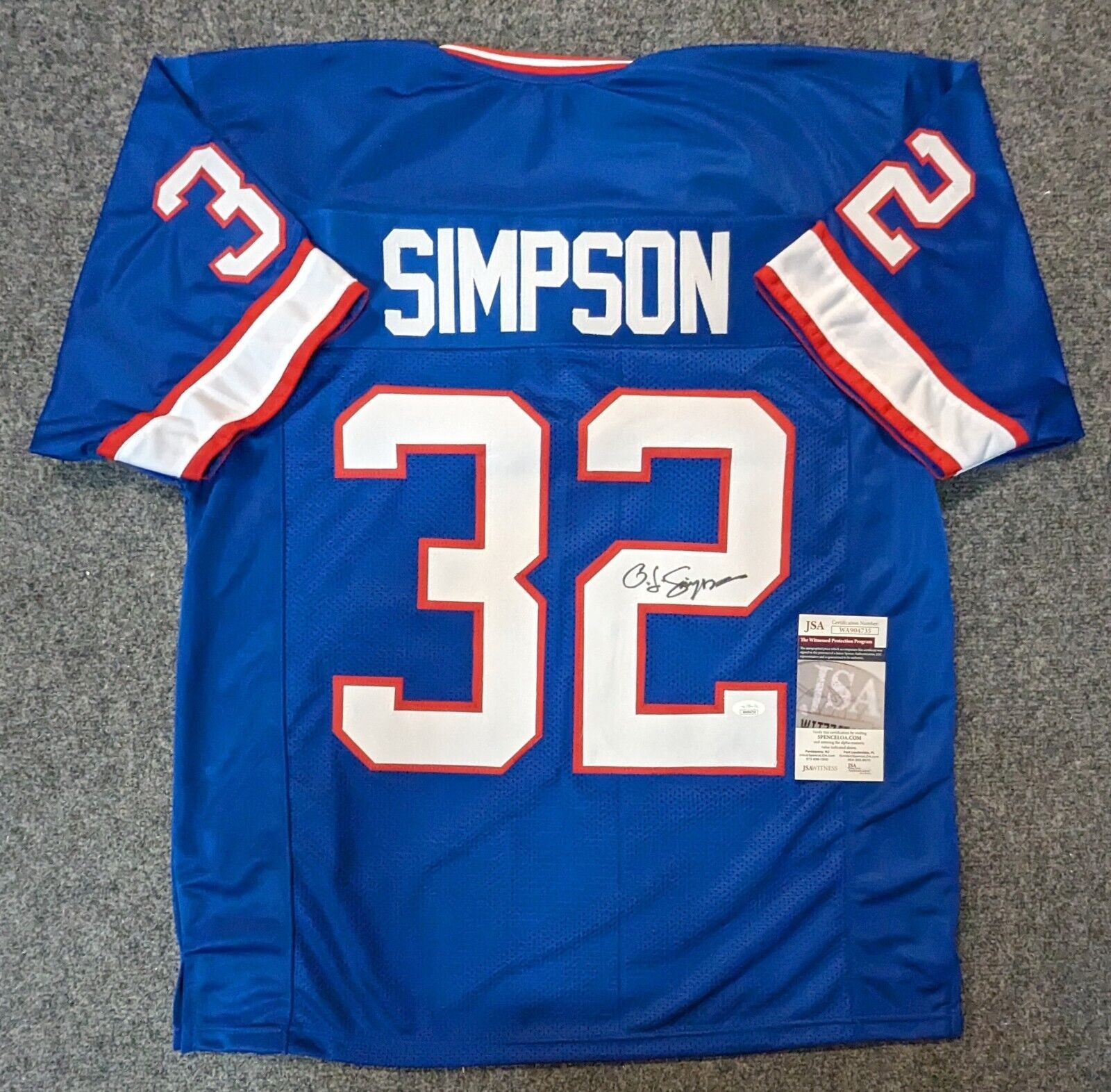 Authentic bills jersey best sale