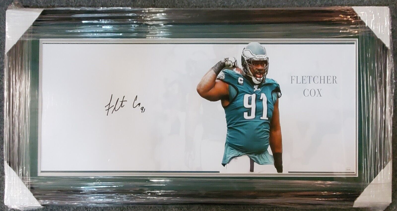 Fletcher Cox Signed Custom Philadelphia Eagles Jersey JSA COA