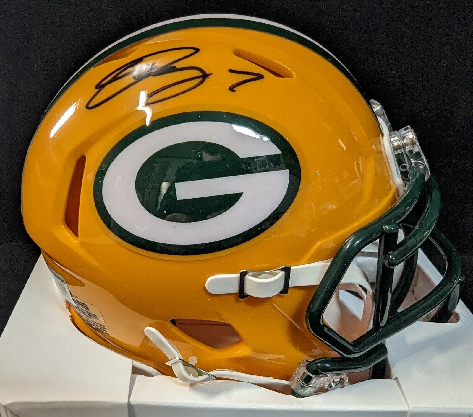 Green Bay Packers Quay Walker Autographed Signed Speed Mini Helmet Bec –  MVP Authentics