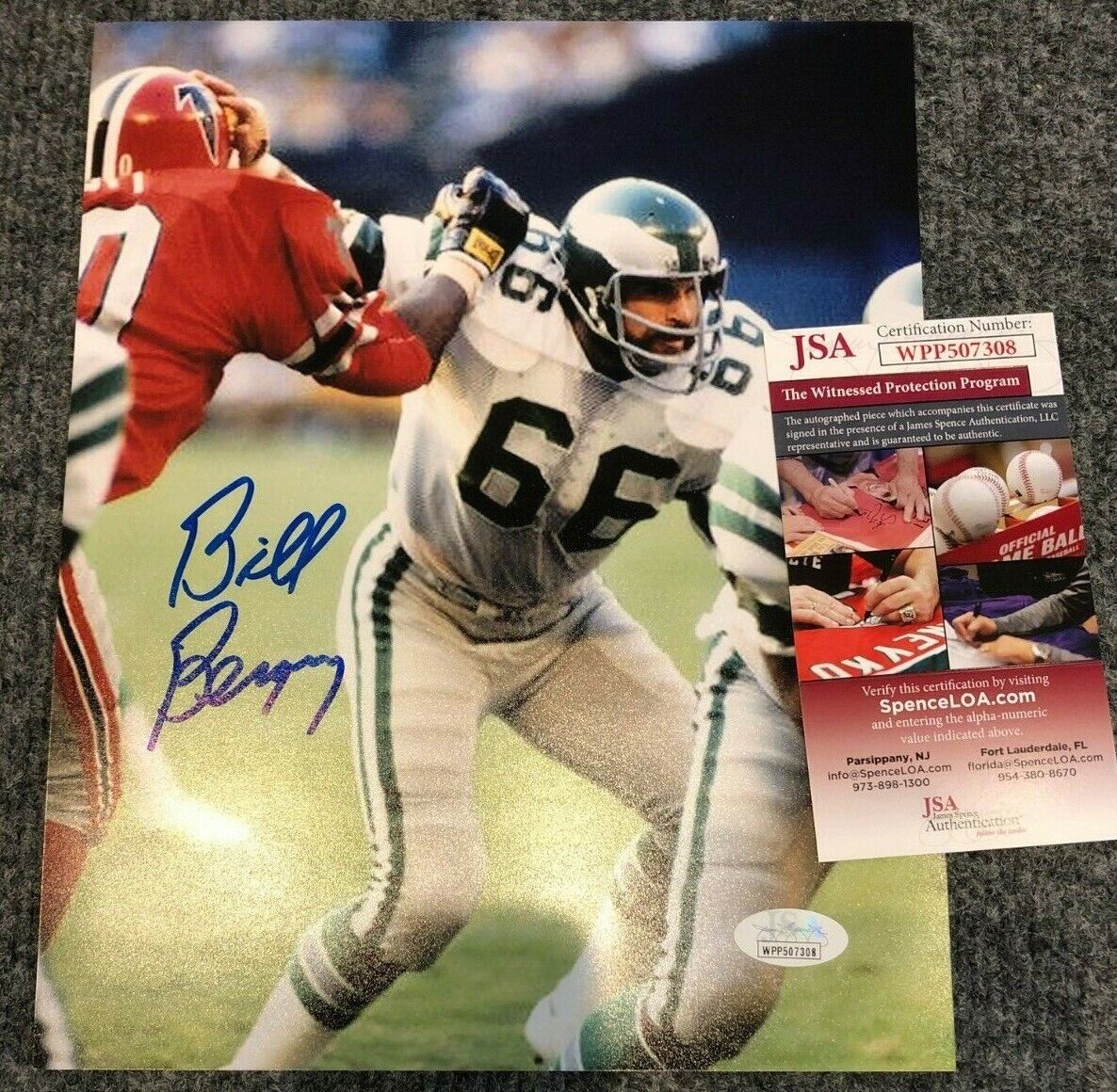 Bill Bergey Autographed Signed 8X10 Philadelphia Eagles Photo - Autographs