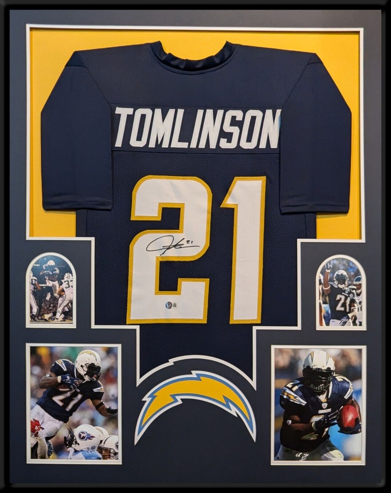 Ladainian Tomlinson sold Autographed Jersey