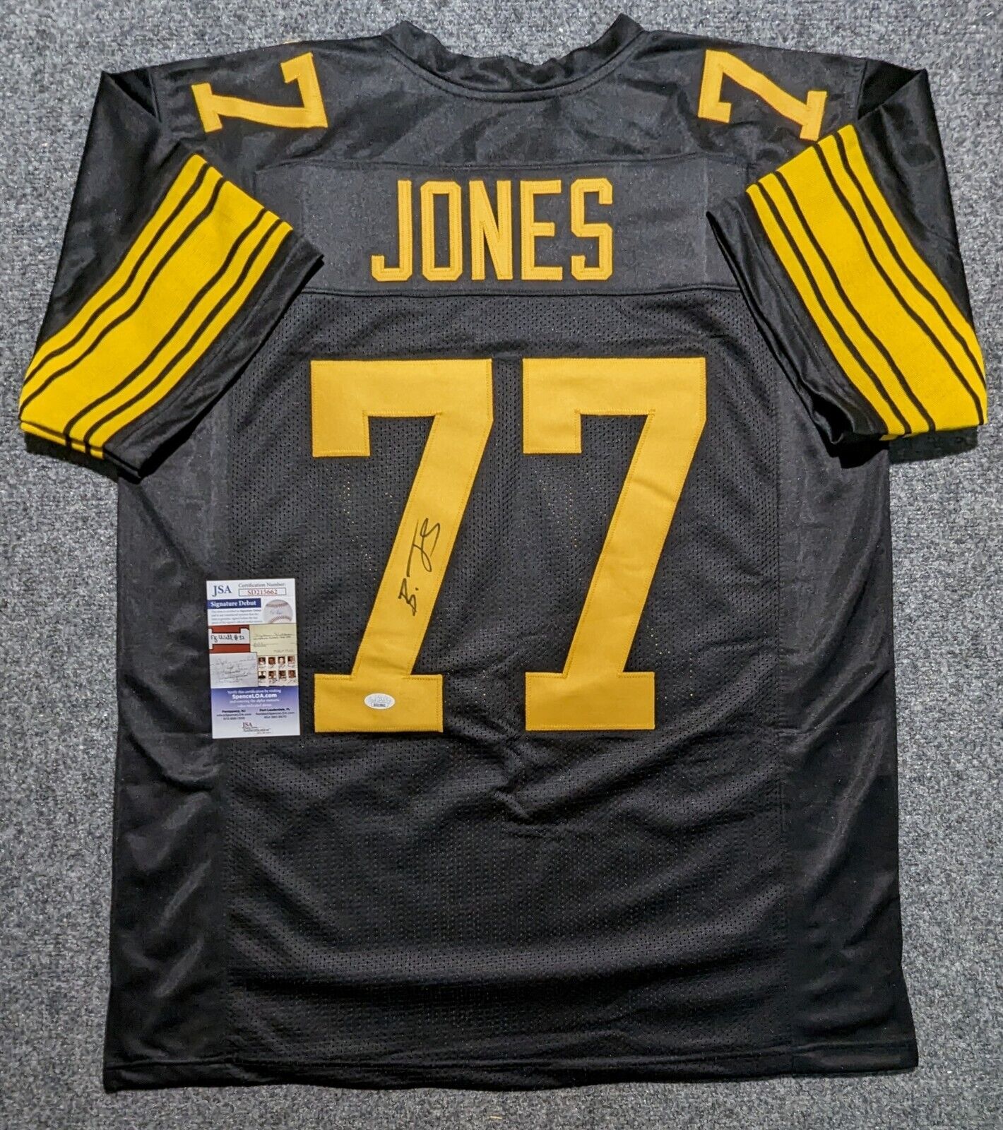 Steelers gold clearance rush jersey