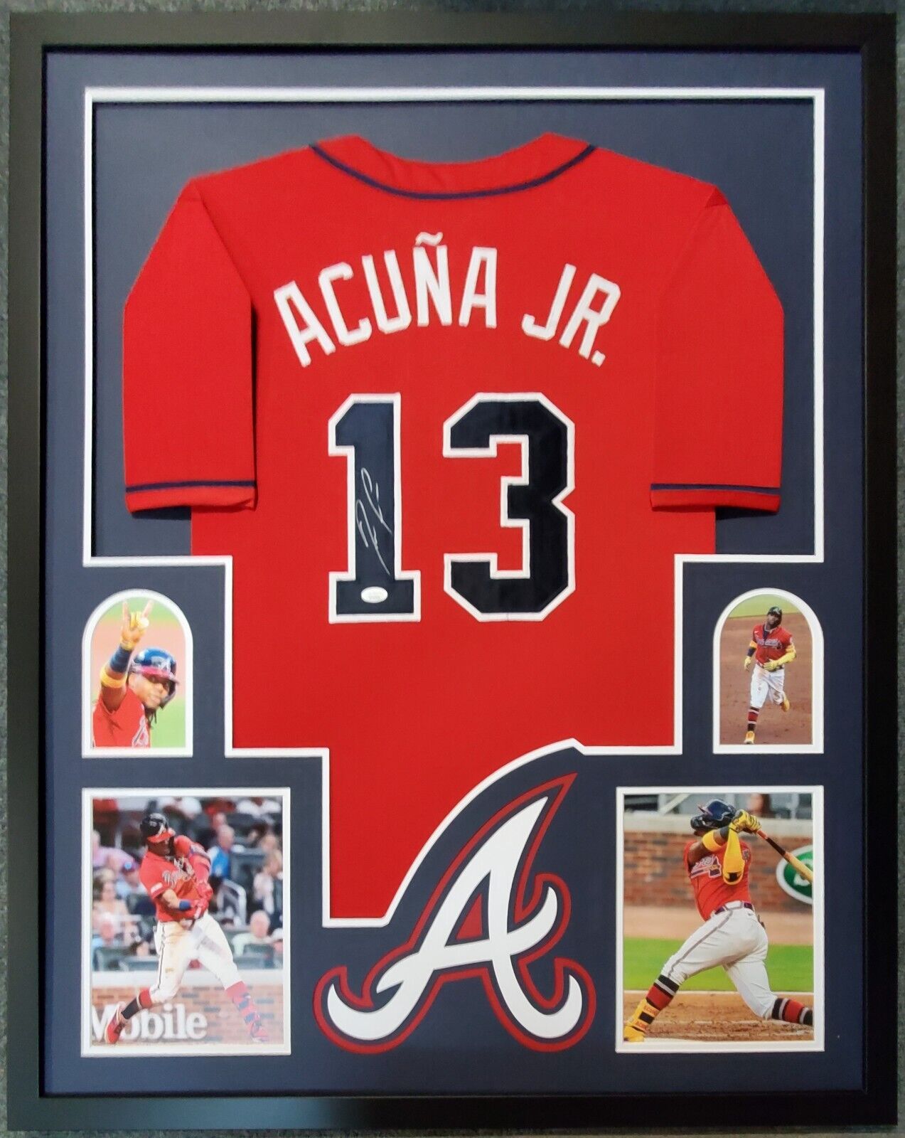Ronald Acuna Jr of the Atlanta Braves signed
