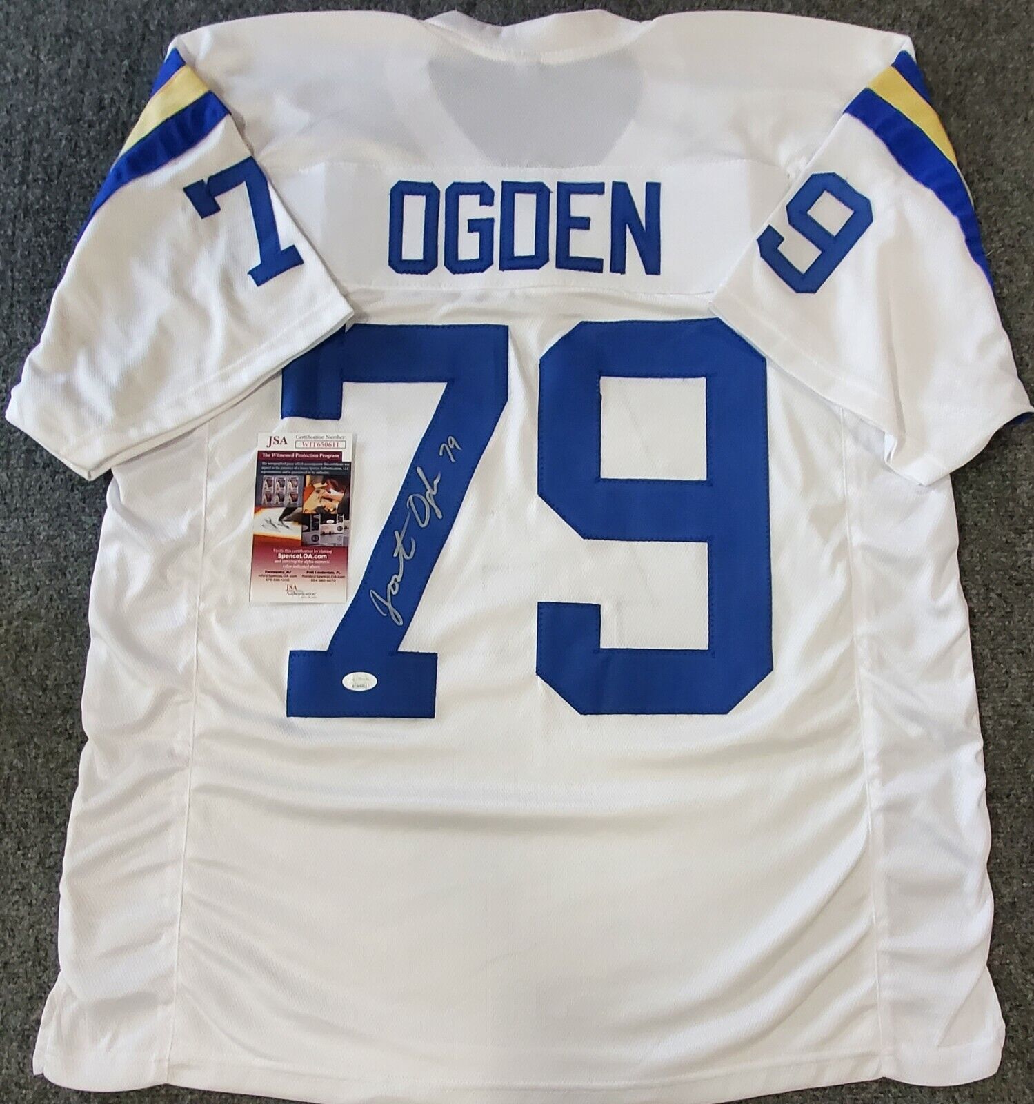 jonathan ogden signed jersey