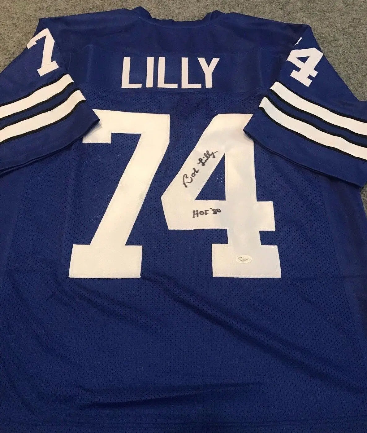 Bob Lilly Autographed Signed Inscribed Dallas Cowboys Jersey Jsa Holo – MVP  Authentics