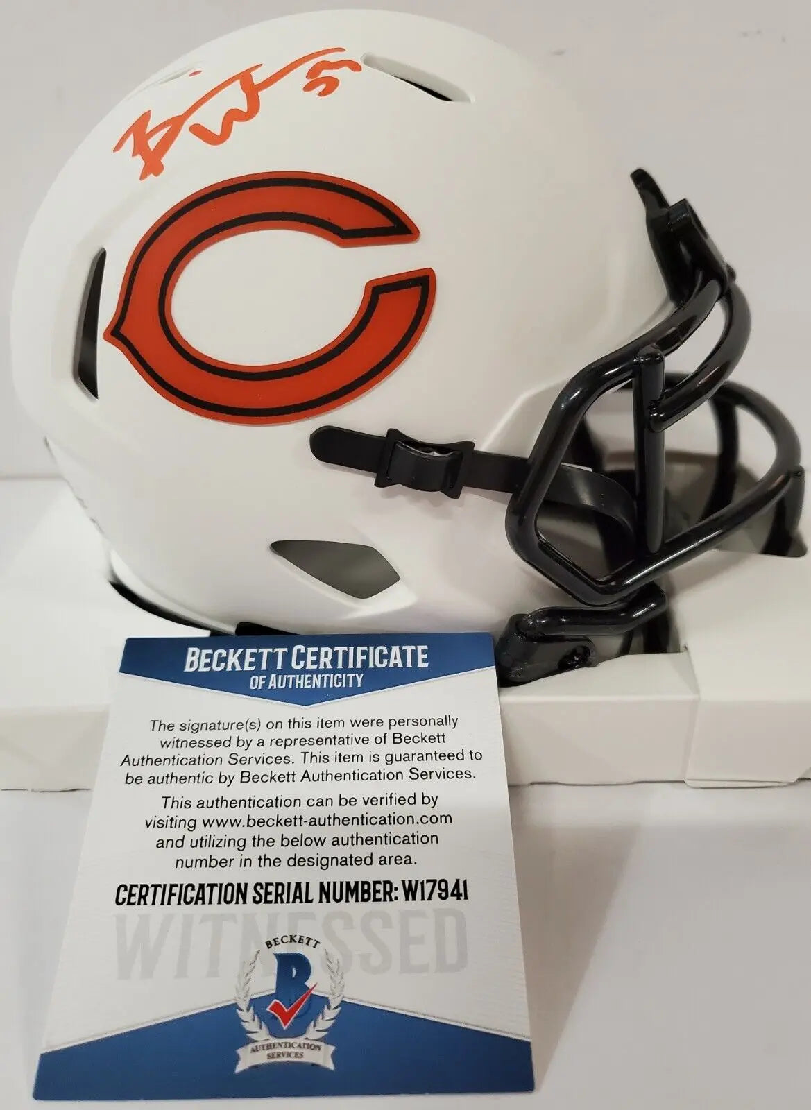 Brian Urlacher Signed Inscribed Bears Full Size Authentic Eclipse Helm –  MVP Authentics