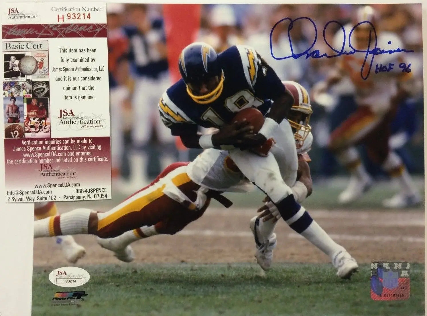 Charlie Joiner Autographed Signed Insc San Diego Chargers 8X10 Photo J –  MVP Authentics