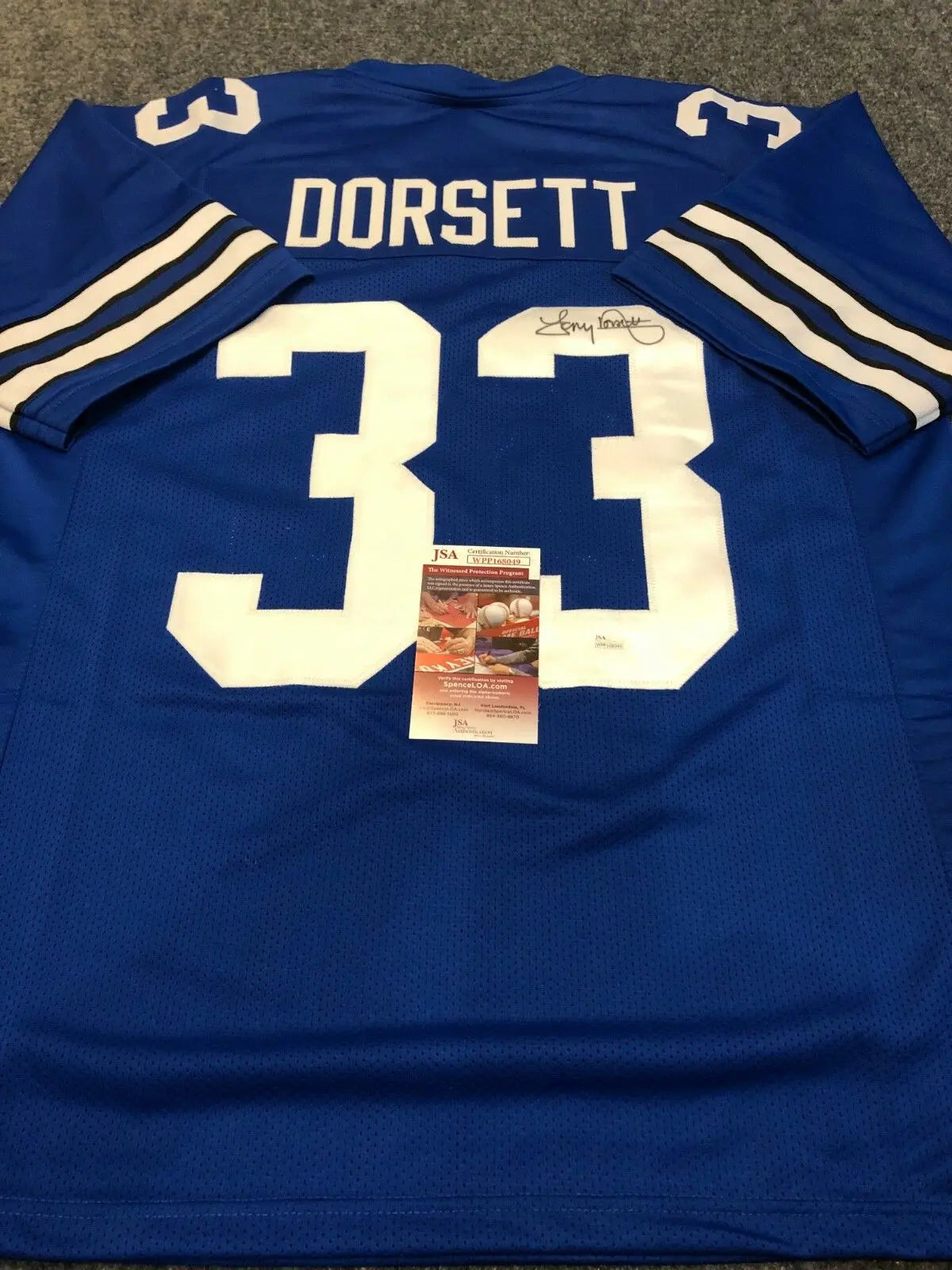 Dallas Cowboys Tony Dorsett Autographed Signed Jersey Jsa Coa – MVP  Authentics