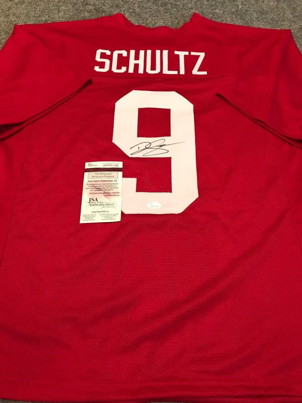 Dalton Schultz Autographed Signed Stanford Cardinals Jersey Jsa Coa