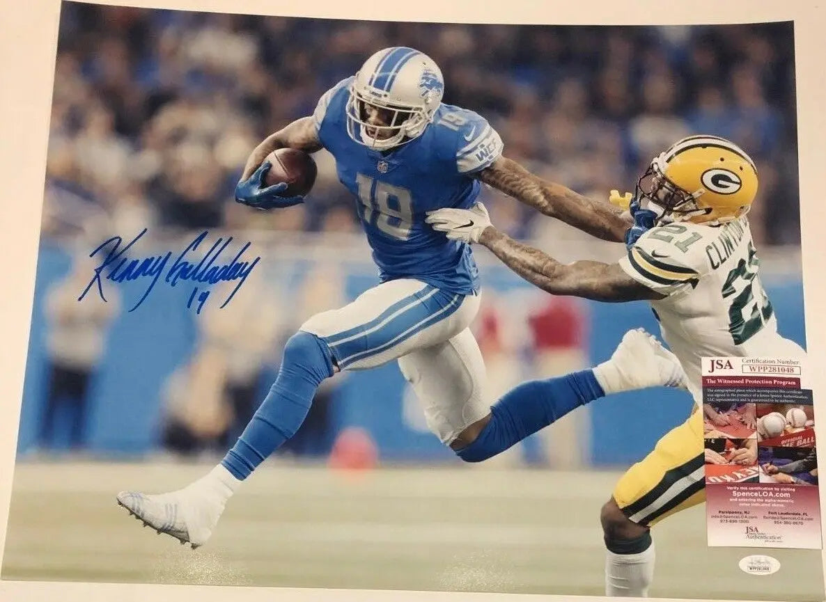 Detroit Lions Kenny Golladay Autographed Signed 16X20 Photo Jsa Coa – MVP  Authentics