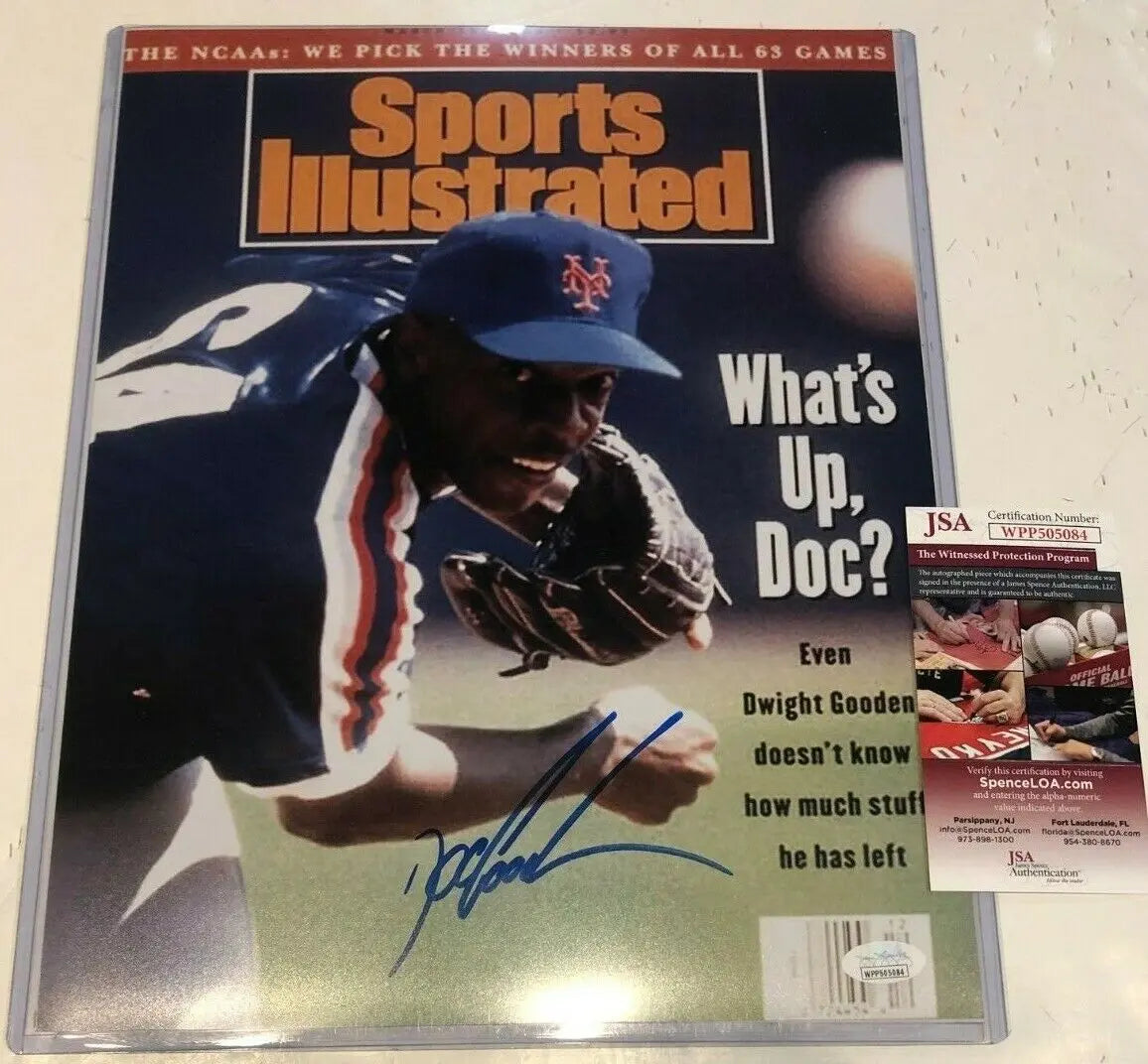Dwight Gooden Autographed Signed N.Y. Mets 11X14 Photo Jsa Coa – MVP  Authentics