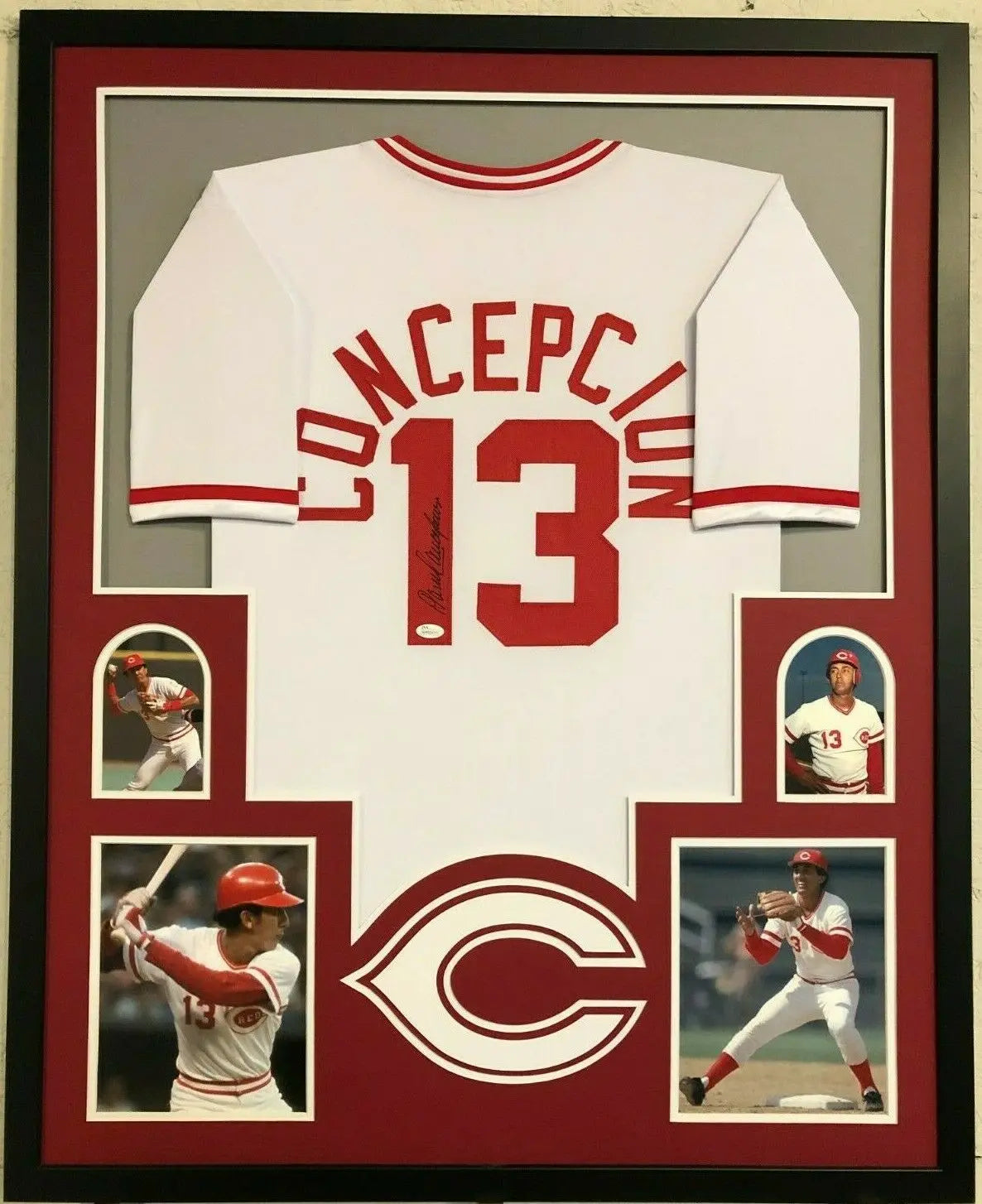 Dave Concepcion Signed Jersey (JSA COA)