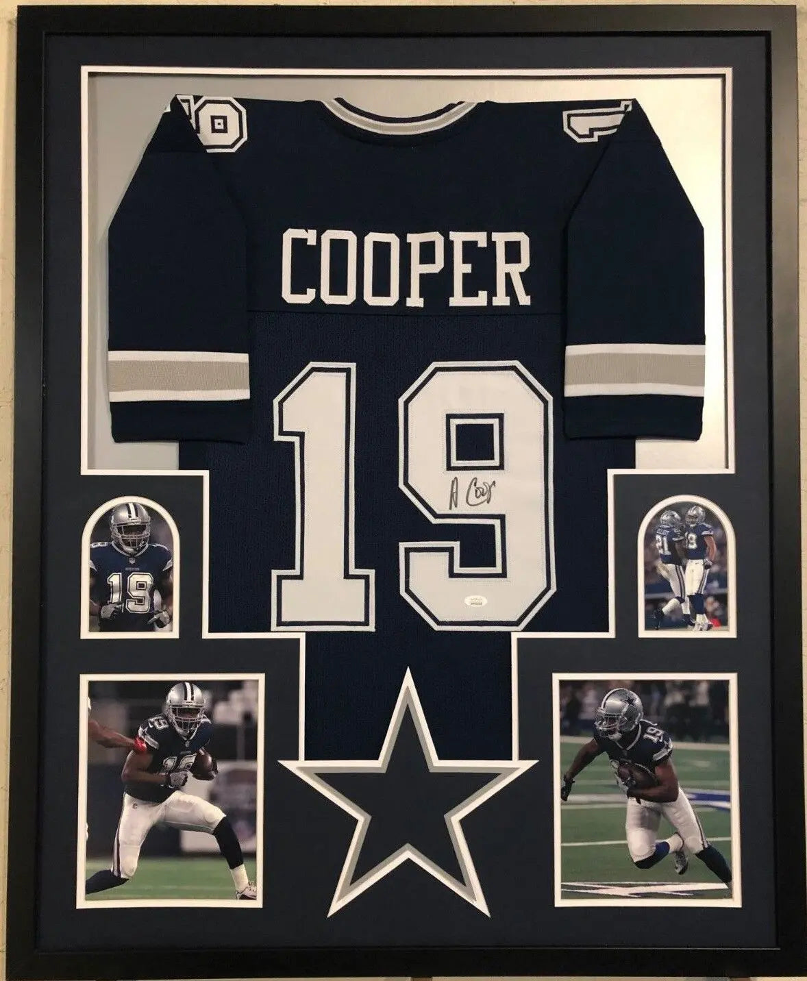 Amari Cooper Autographed Custom Framed Dallas Cowboys Jersey JSA COA at  's Sports Collectibles Store