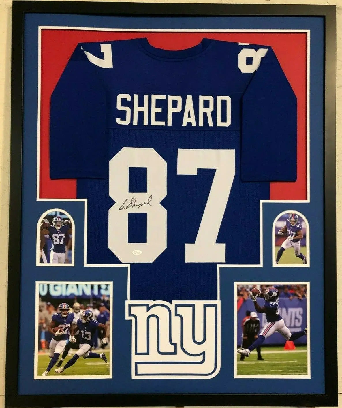 Framed Jason Pierre-Paul Autographed Signed New York Giants Jersey