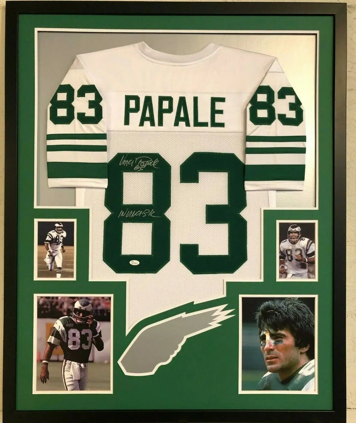 Vince Papale Autographed Signed Hand Philadelphia Jersey JSA COA