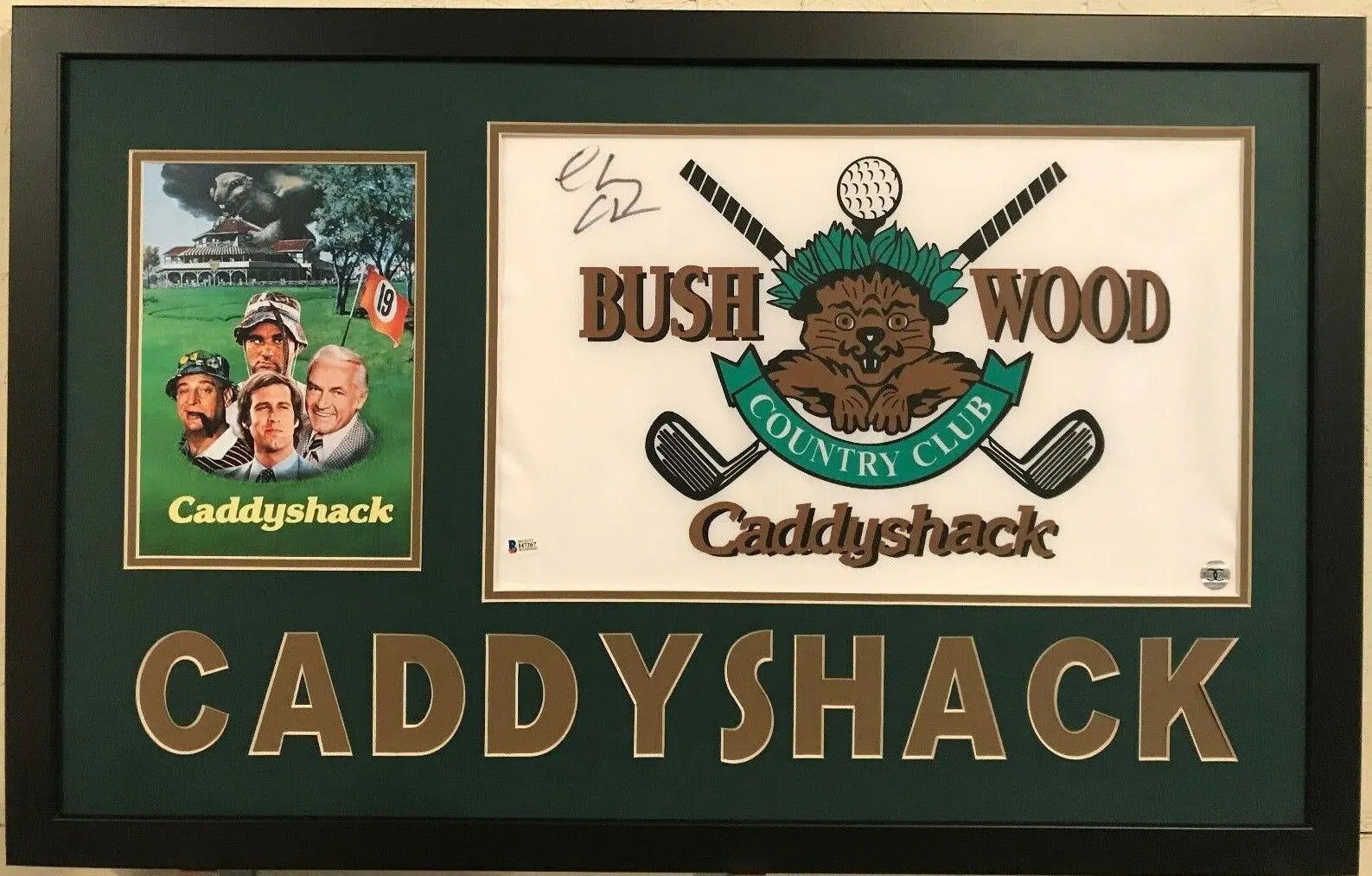 Chevy Chase Caddyshack Signed Custom Patch Silver #'d/5 Card