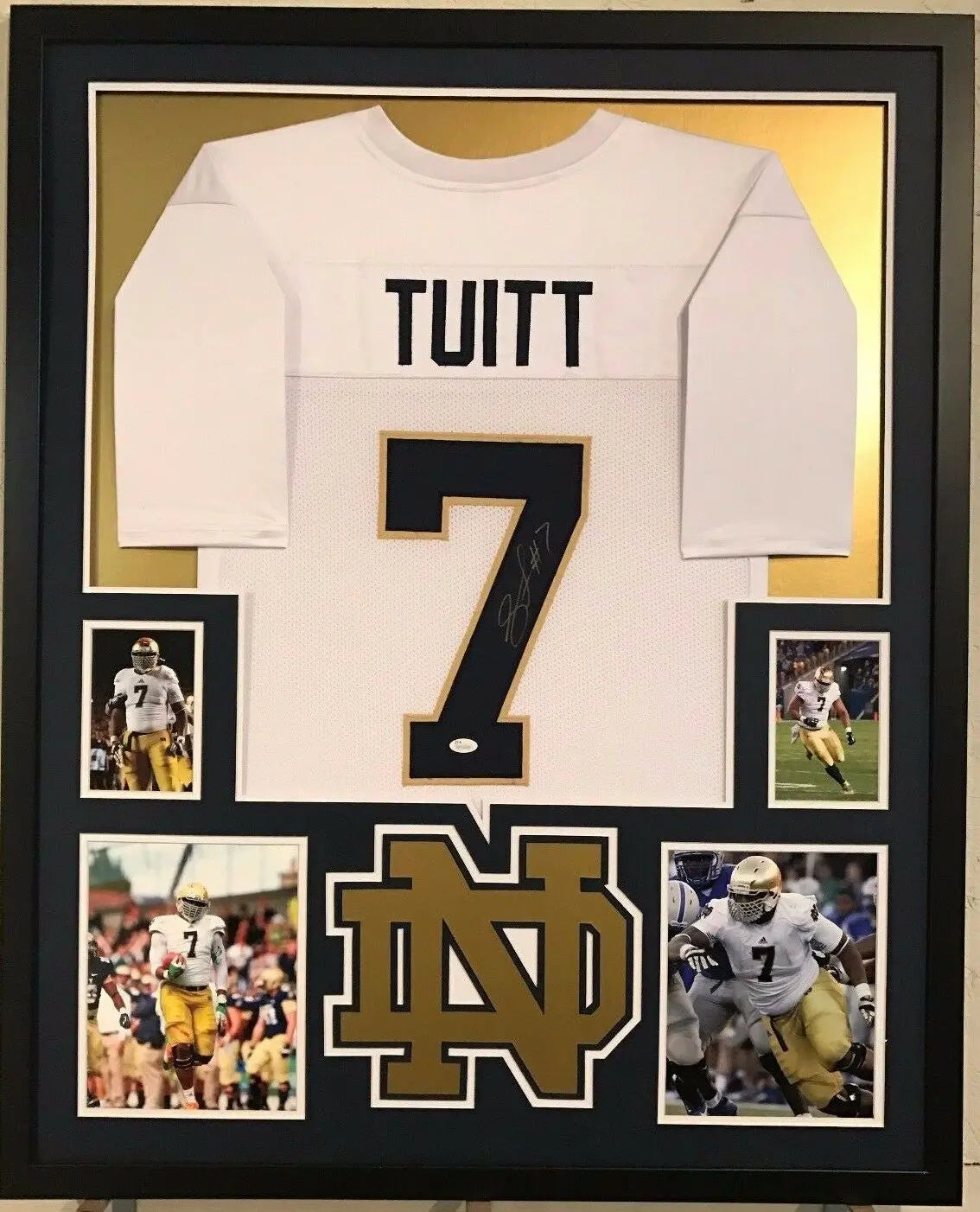 Stephon Tuitt Signed Notre Dame Jersey Inscribed Play Like A