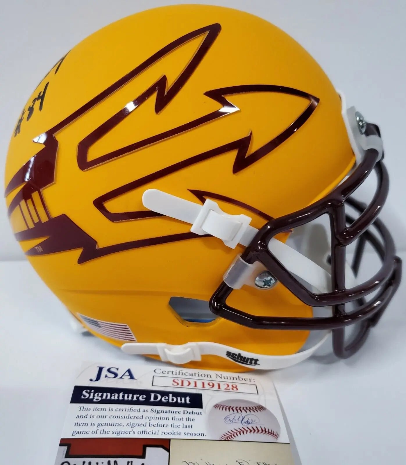 Frank Darby Autographed/Signed top Jersey JSA COA ASU Sun Devils Arizona St