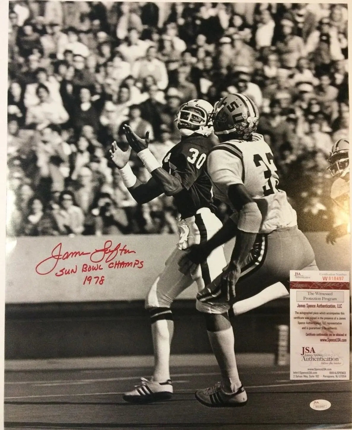 James Lofton Autographed Picture