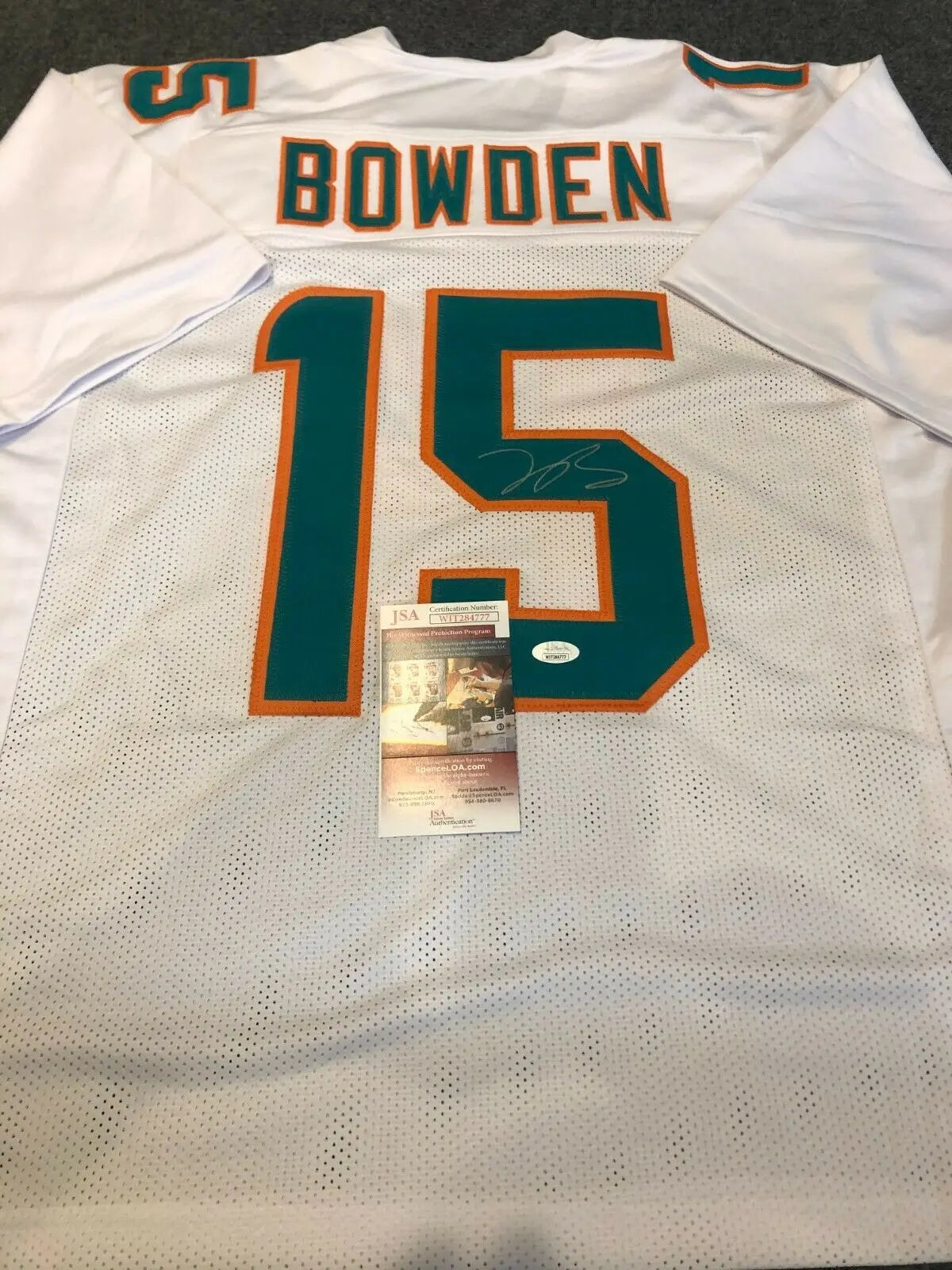 Miami Dolphins Devante Parker Autographed Signed Jersey Jsa Coa – MVP  Authentics