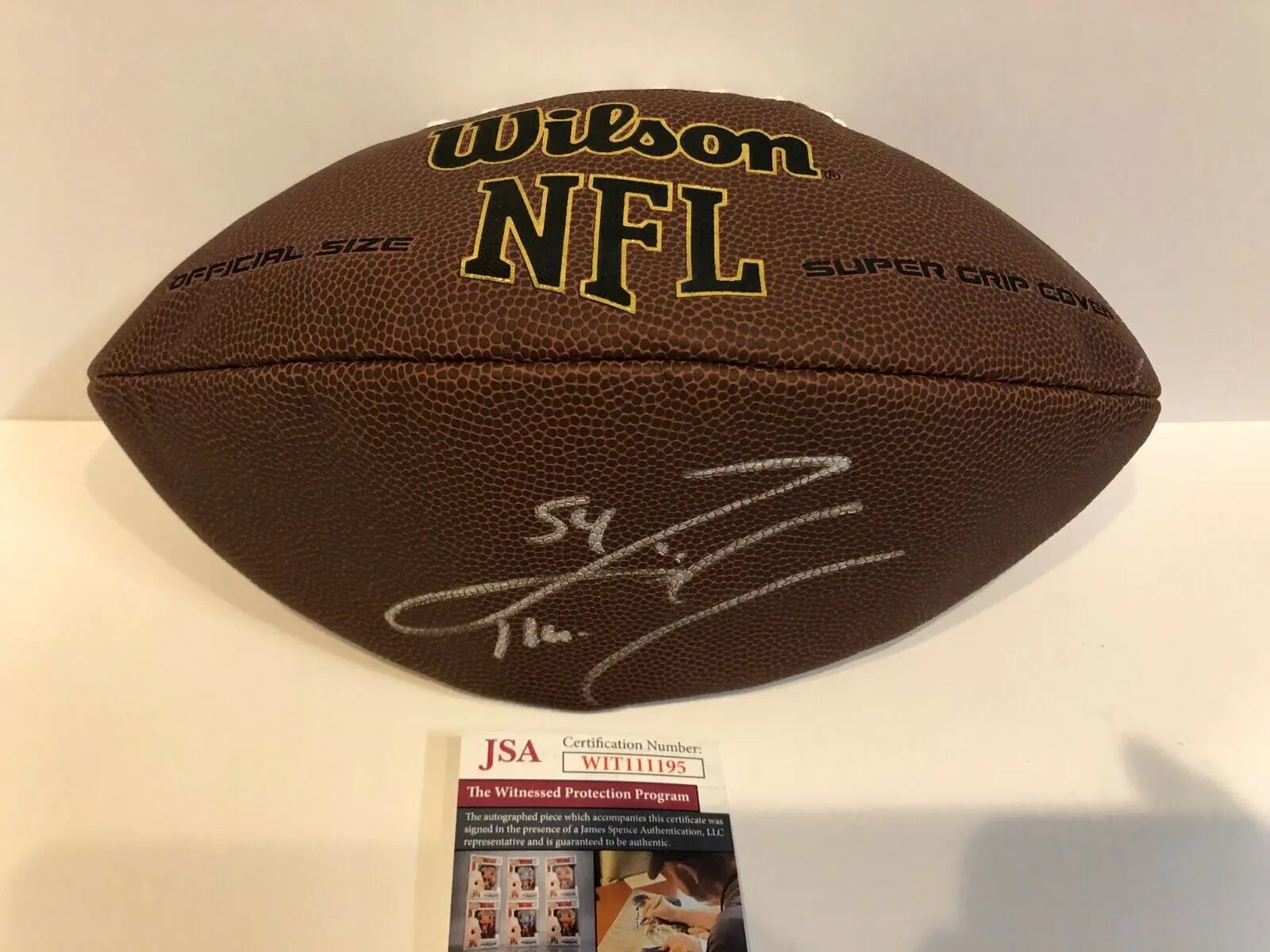 Miami Dolphins Zach Thomas Autographed Signed Nfl Football Jsa Coa – MVP  Authentics