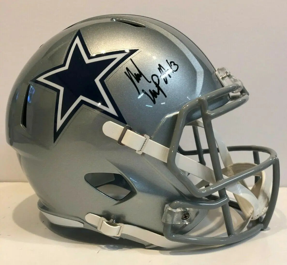 Michael Gallup Autographed Signed Dallas Cowboys Full Size Helmet Tristar  Holo