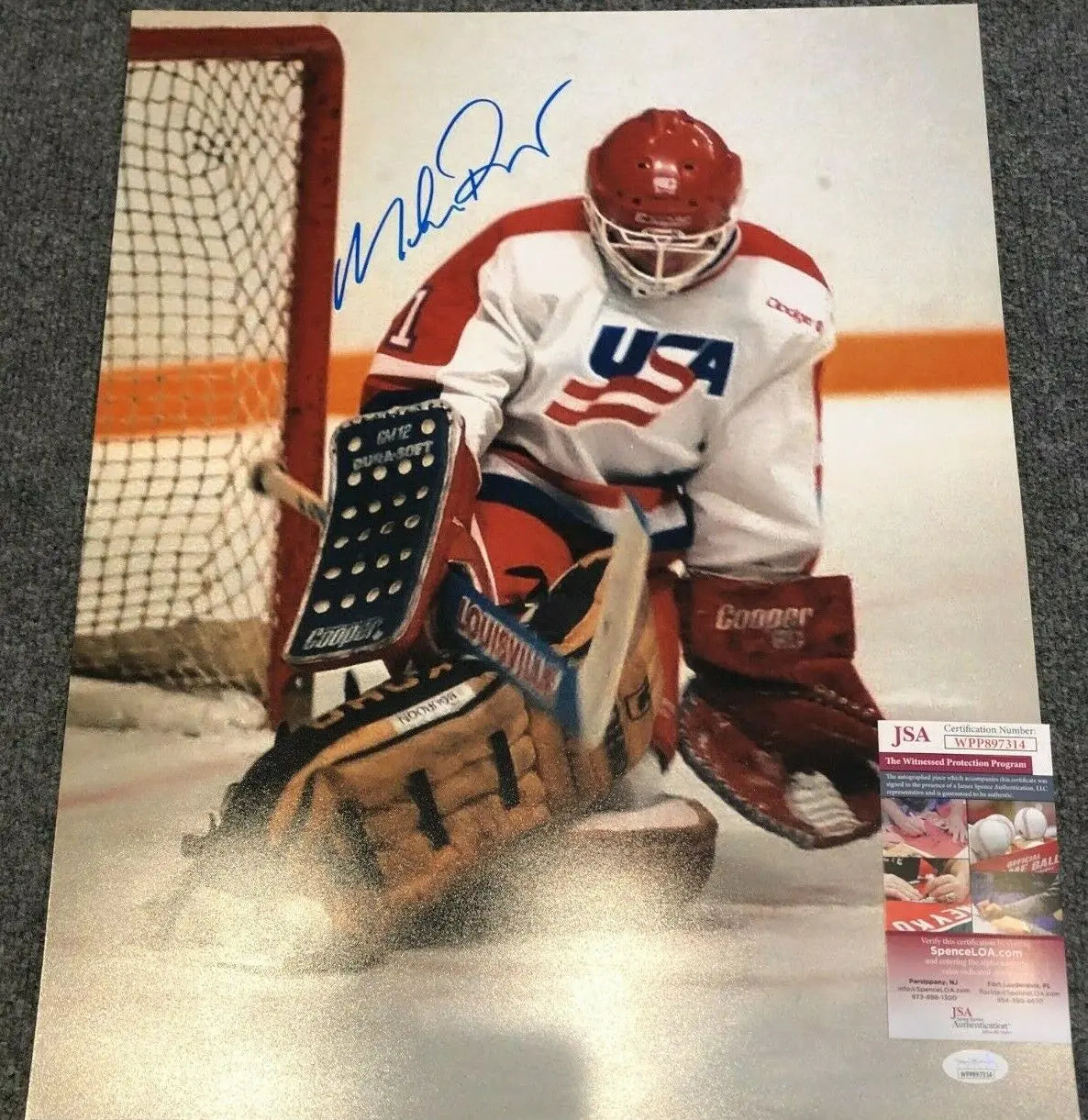 Mike Richter New York Rangers Autographed Custom Jersey (JSA