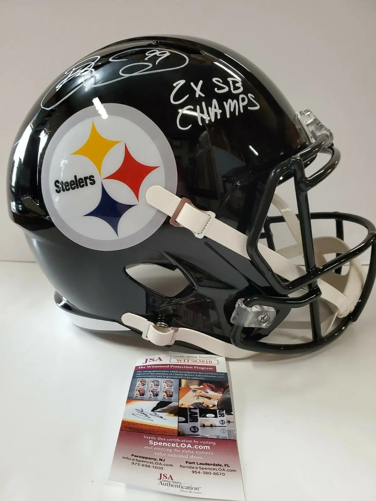 Brett Keisel Signed Speed Eclipse Authentic Helmet Pittsburgh Steelers