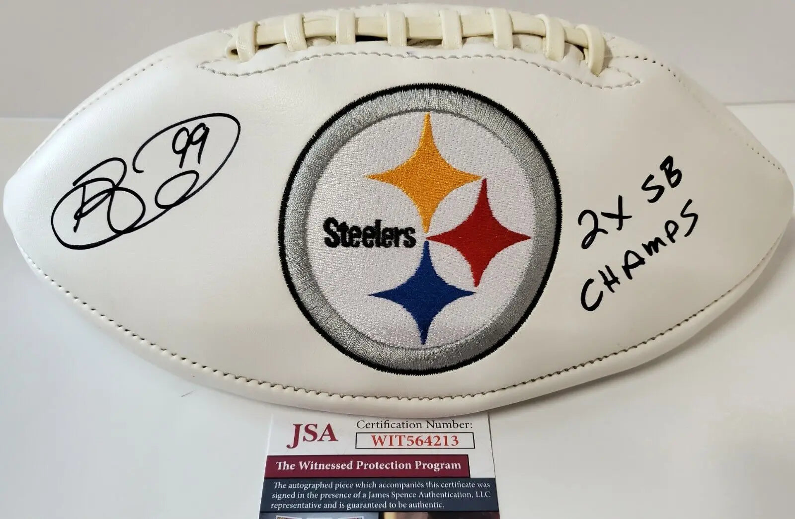 Pittsburgh Steelers Autographed Inscribed Dan Kreider Jersey Jsa Coa – MVP  Authentics