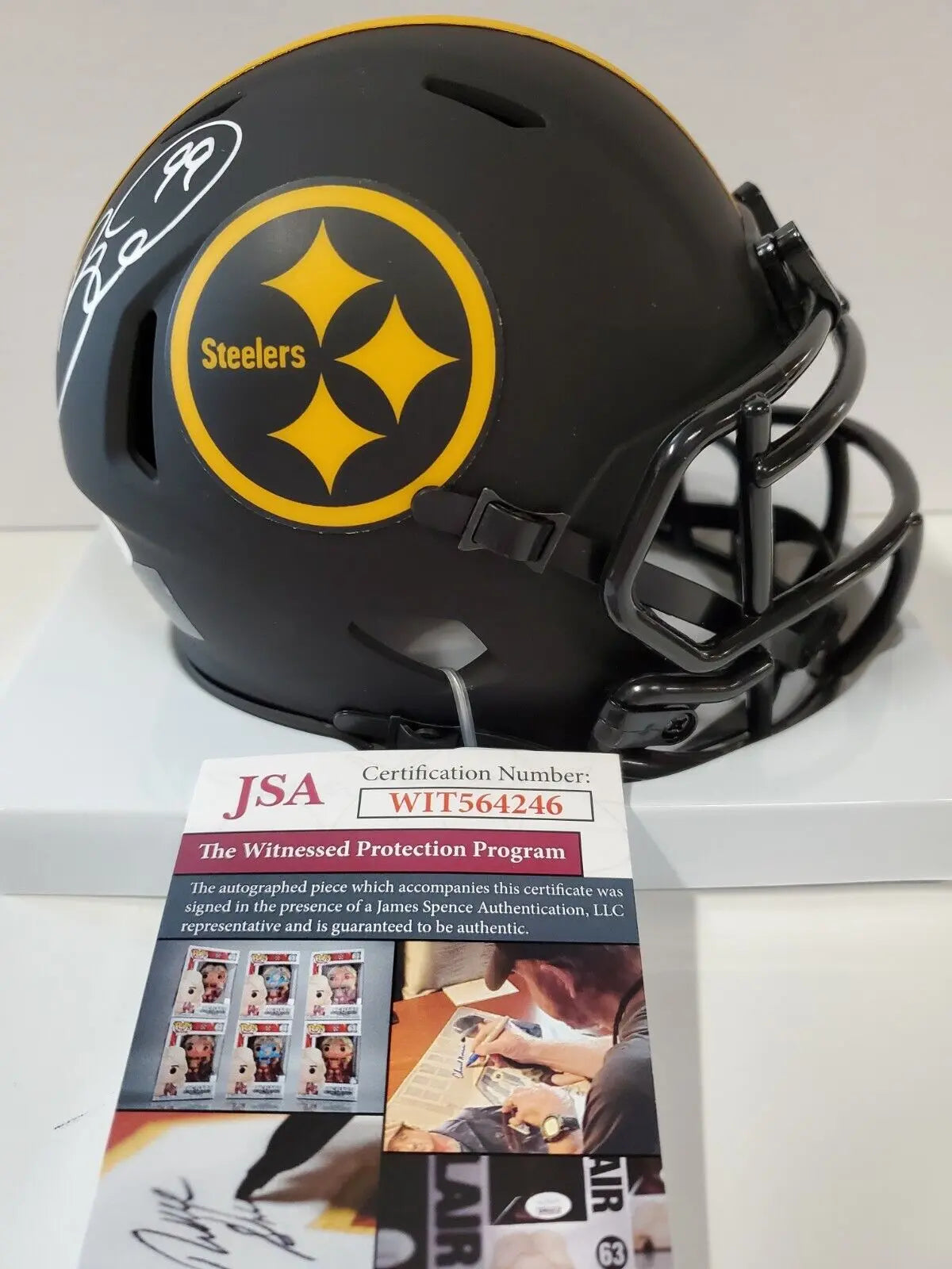 Pittsburgh Steelers Brett Keisel Autographed Signed Eclipse Mini Helme –  MVP Authentics