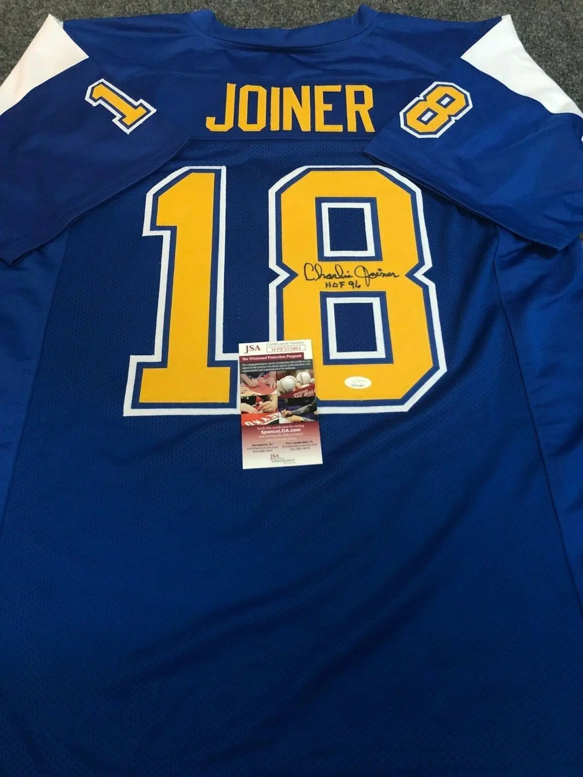 San Diego Chargers Charlie Joiner Autographed Signed Inscribed Jersey – MVP  Authentics