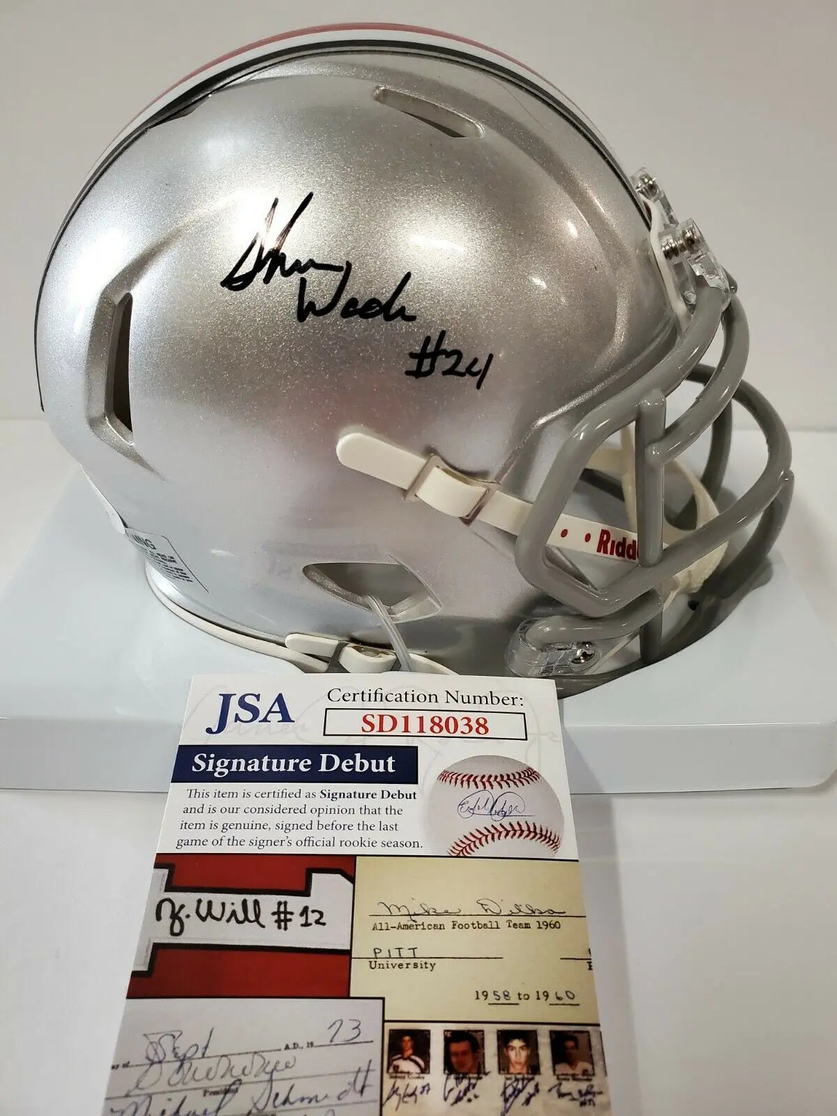 N.Y. Jets Alijah Vera-Tucker Autographed Signed Speed Mini Helmet Jsa – MVP  Authentics