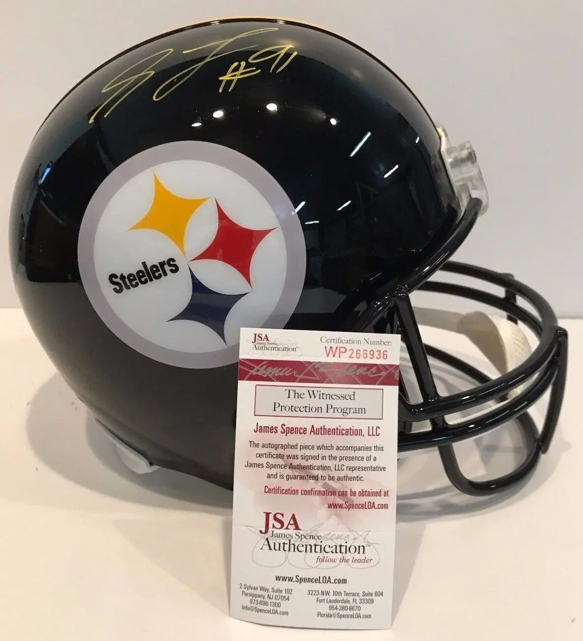 Pittsburgh Steelers Dan Kreider Autographed Signed Eclipse Mini Helmet Jsa  Coa