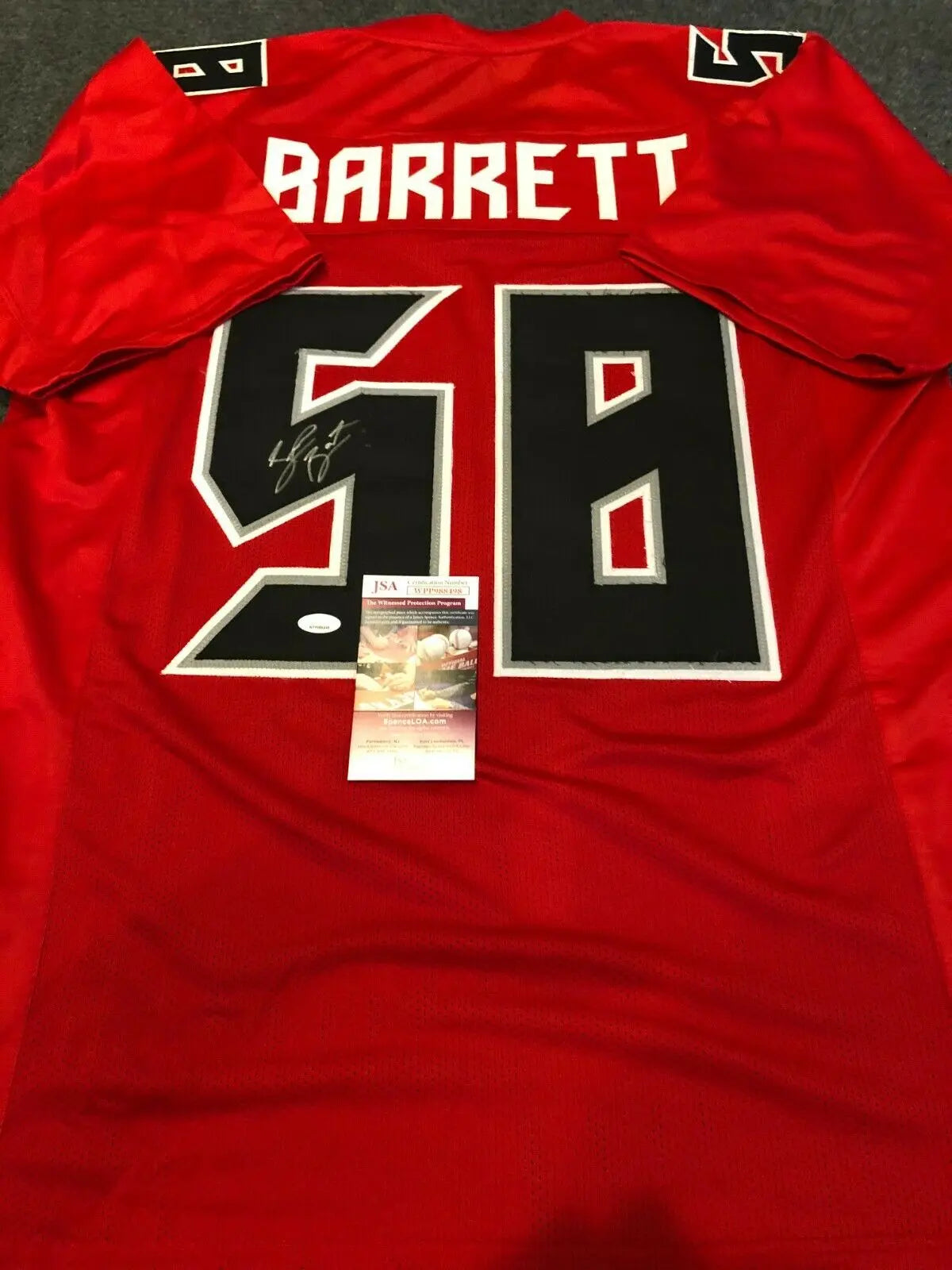 barrett bucs jersey