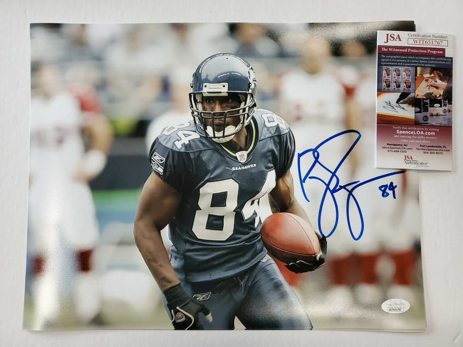 Seattle Seahawks Bobby Engram Autographed Signed 11X14 Photo Jsa Coa – MVP  Authentics