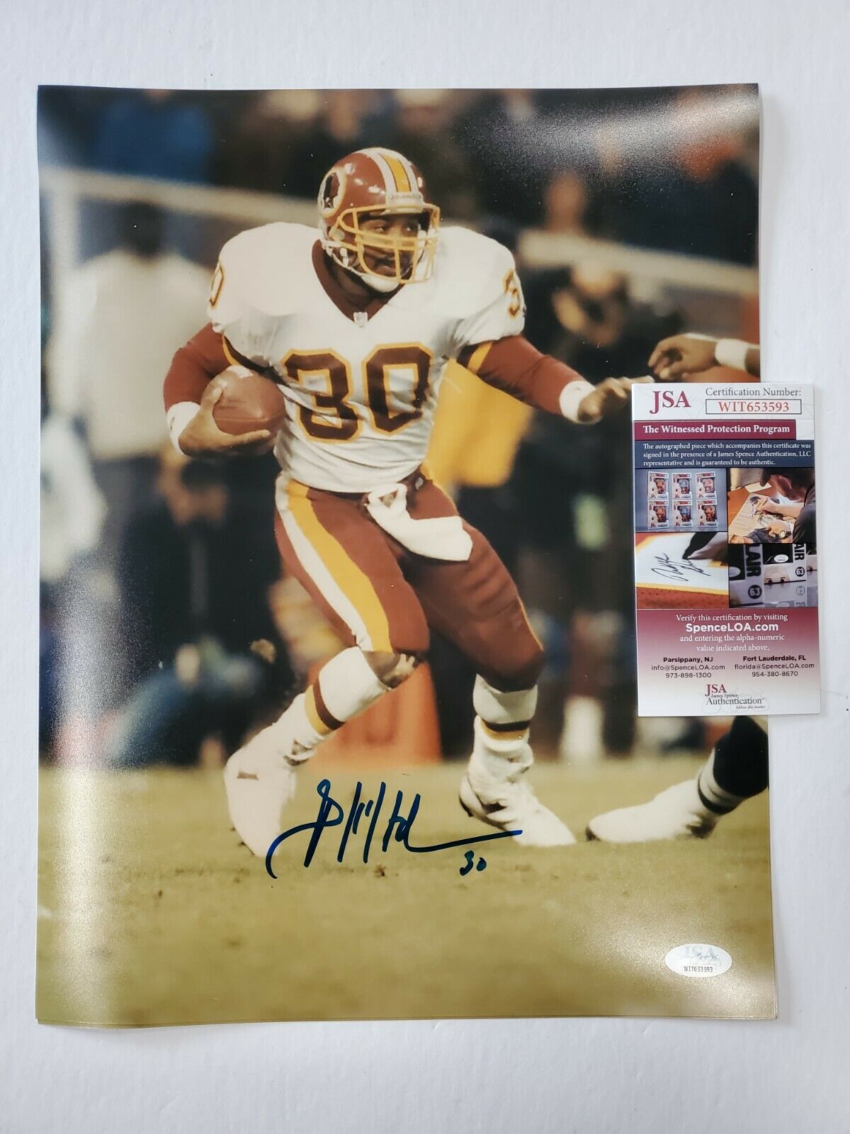 Washington Redskins Authenticated Signed Football Jerseys — Ultimate  Autographs