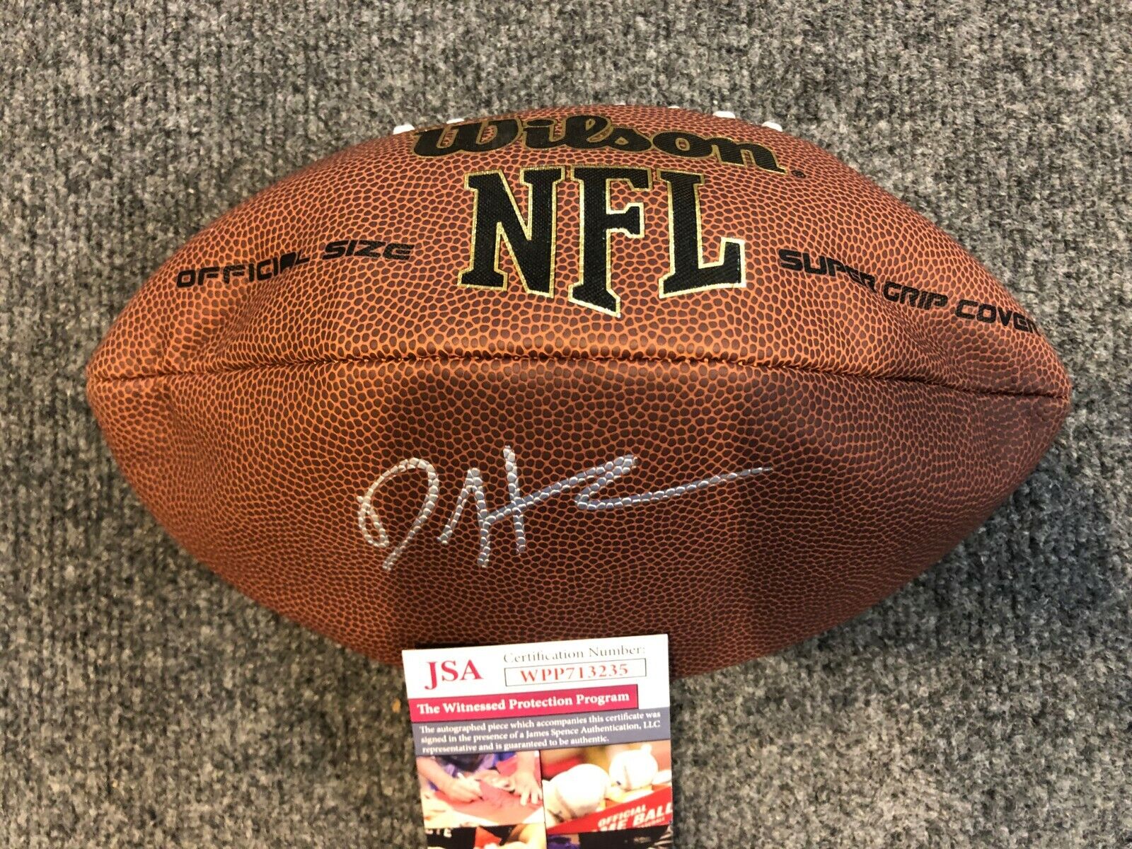 Denver Broncos Daesean Hamilton Autographed Signed Nfl Football Jsa Coa