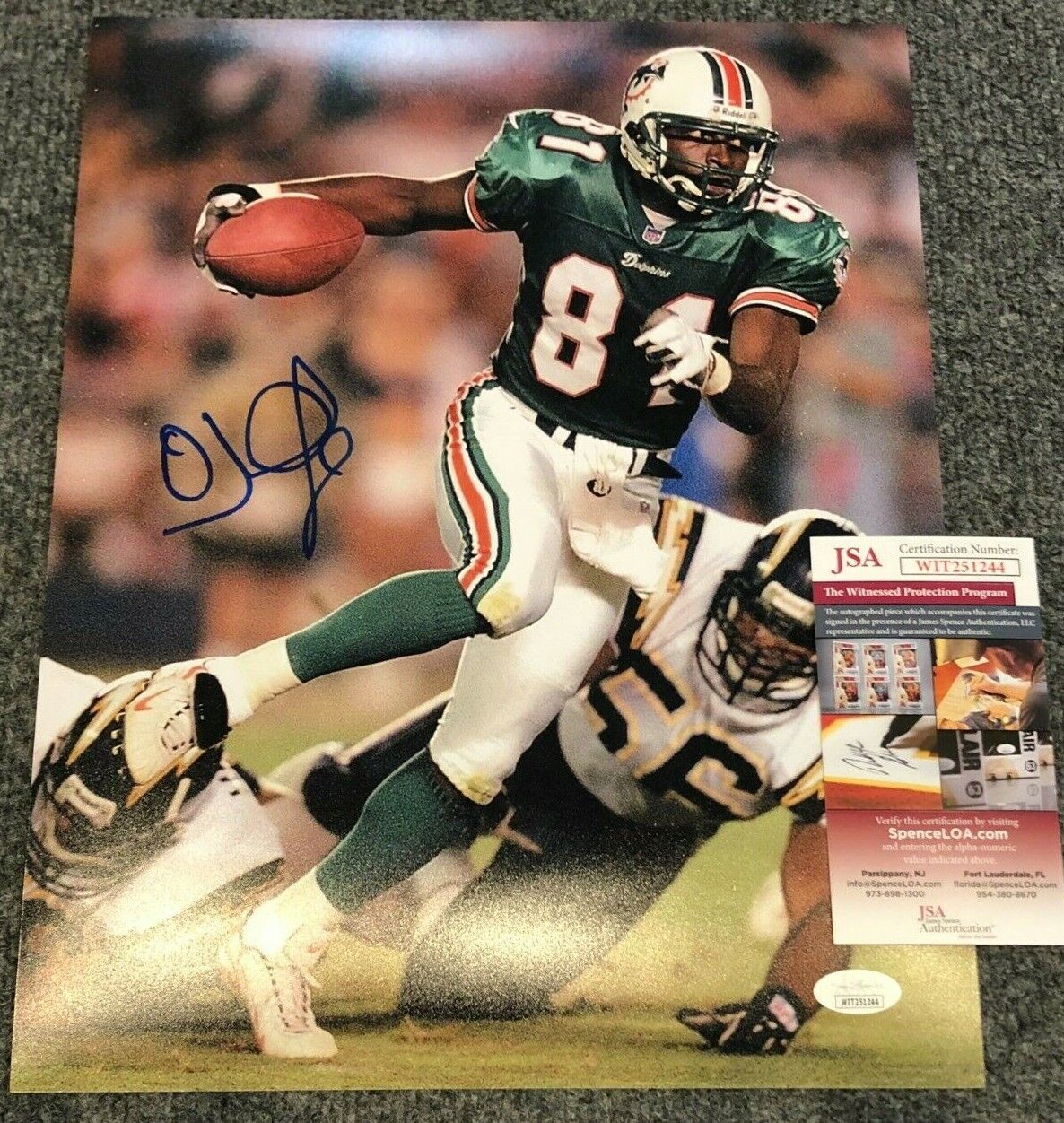 Miami Dolphins Dwight Stephenson Autographed Signed Inscribed