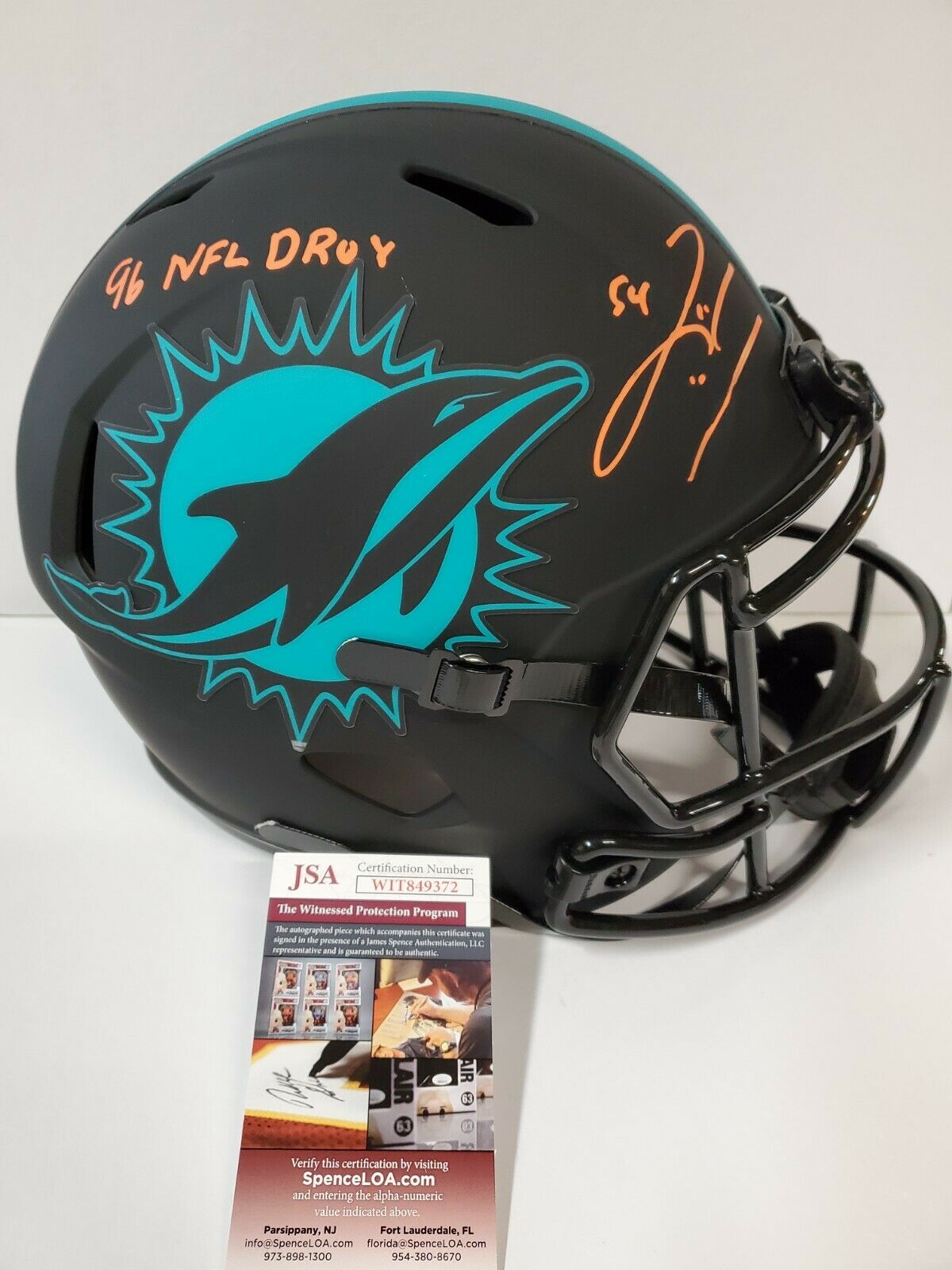 Miami Dolphins Eclipse Full Size Authentic Football Helmet