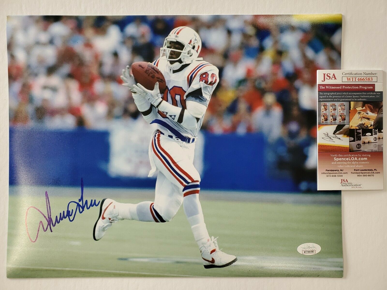 New England Patriots Irving Fryar Autographed Signed 11X14 Photo Jsa C –  MVP Authentics