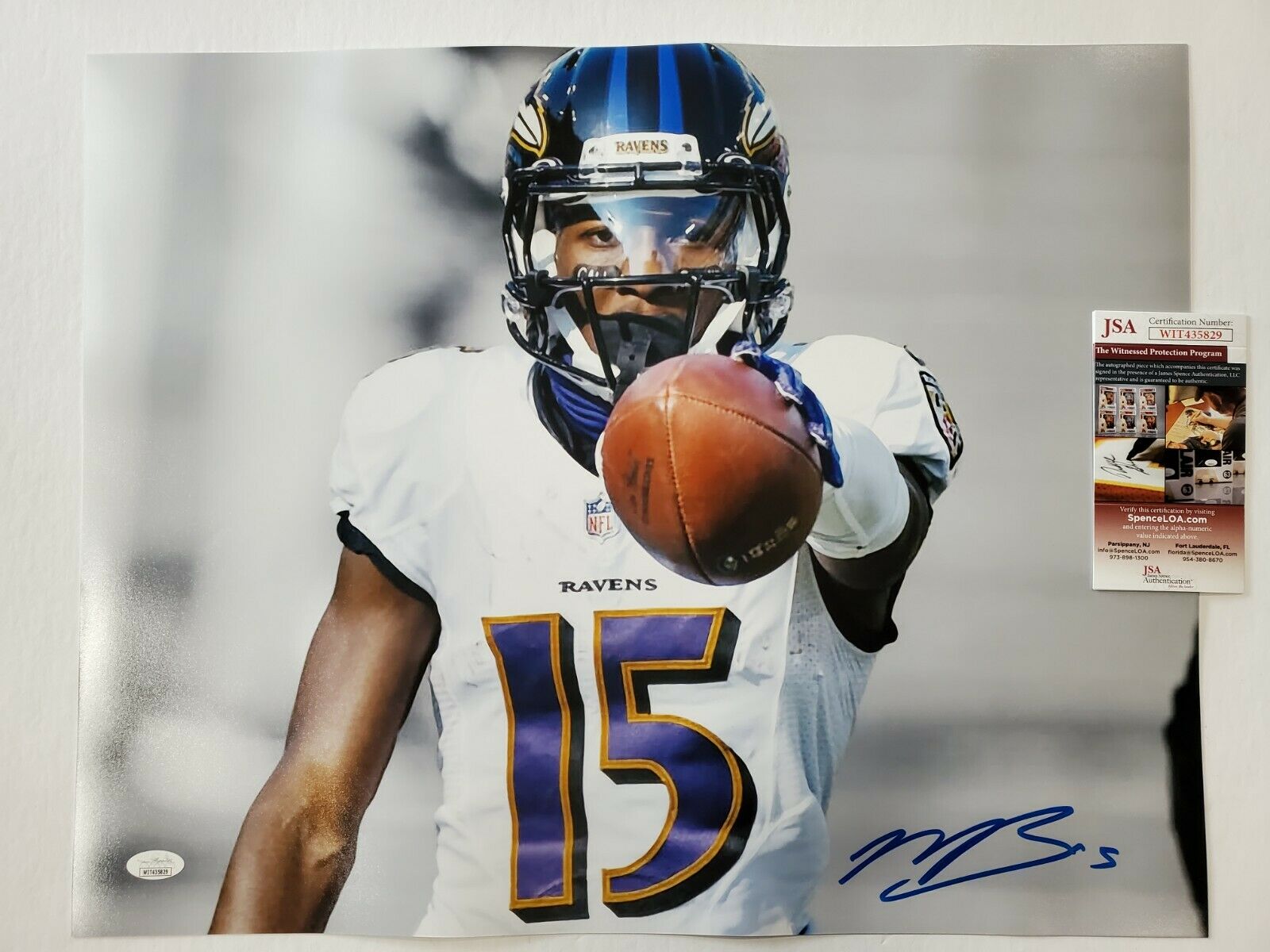 Baltimore Ravens Marquise Brown Autographed Signed Jersey Jsa Coa – MVP  Authentics