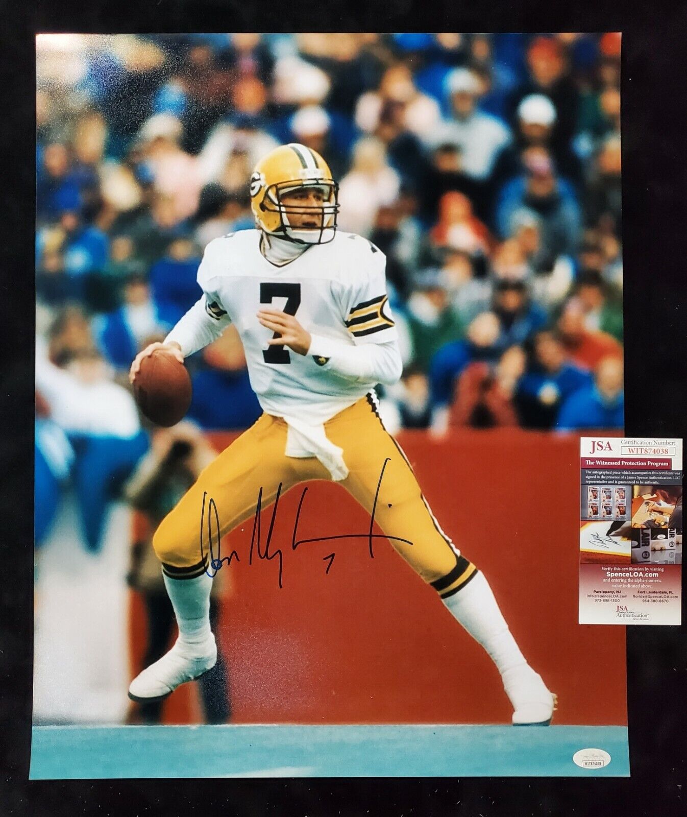 Don Majkowski Autographed Green Bay Packers Lunar Mini Helmet Jsa Coa – MVP  Authentics