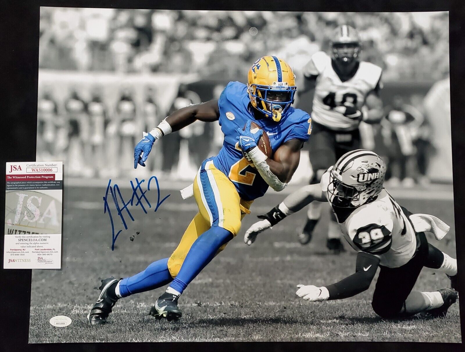 Framed Pitt Panthers Israel Izzy Abanikanda Signed Inscribed Jersey – MVP  Authentics