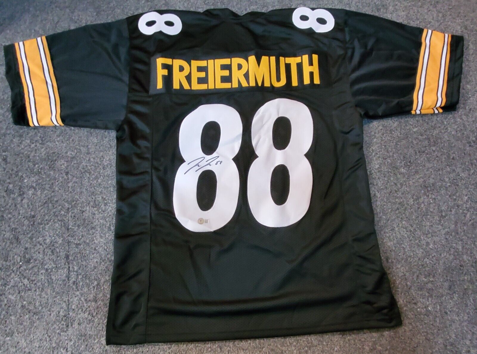 Shop Pat Freiermuth Pittsburgh Steelers Signed Black & Yellow