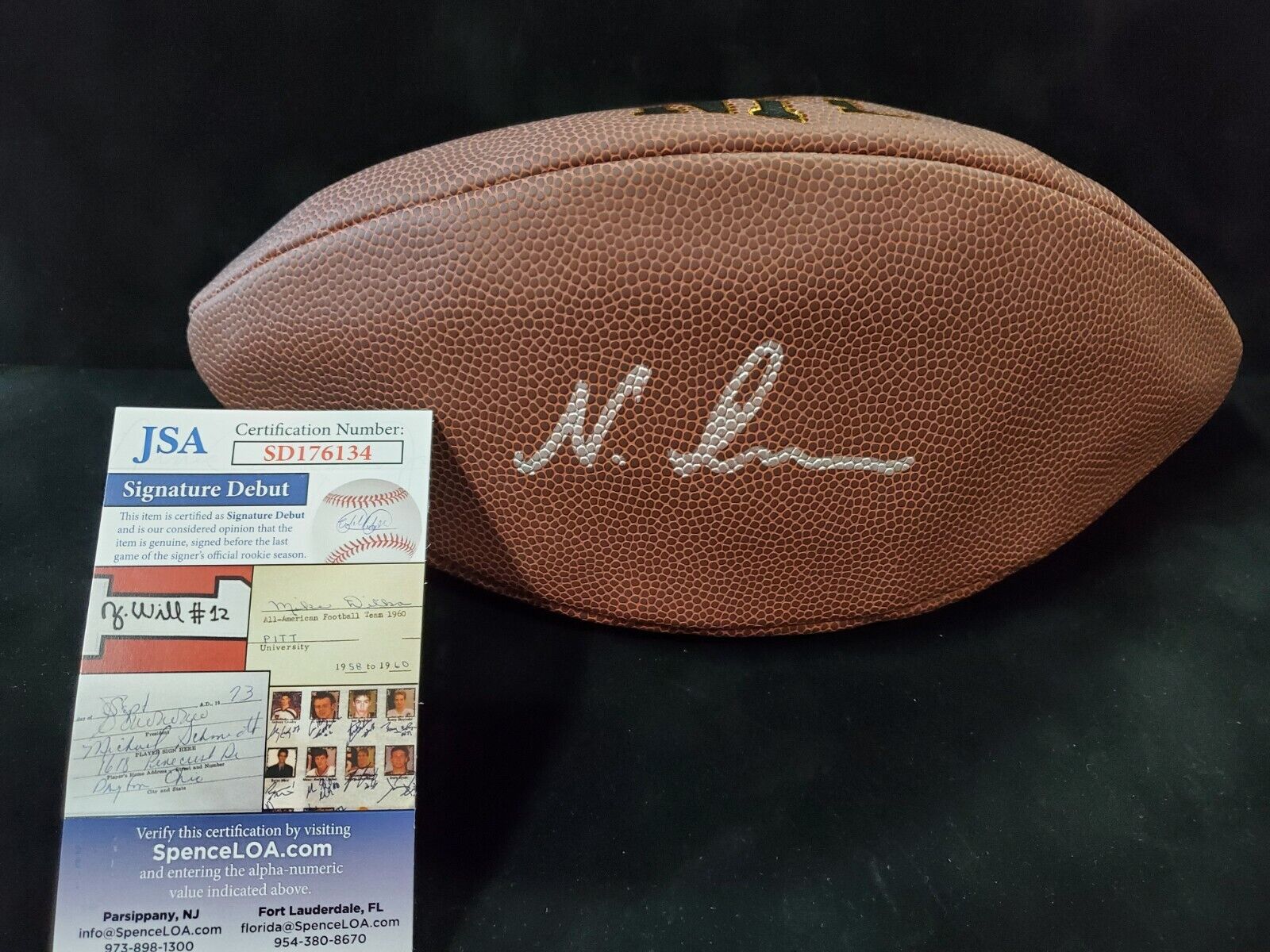 Nakobe Dean Georgia Bulldogs Autographed Red “National