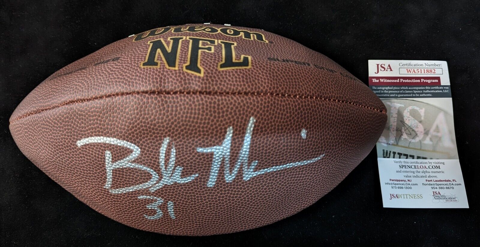 miami dolphins autographed football